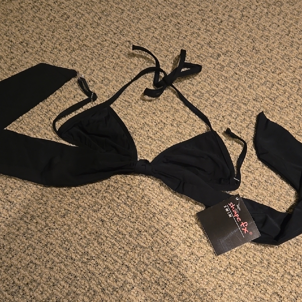 Shape FX Black Bikini Top